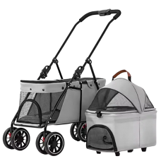 Rubeku Stroller 105 Grey, 105-BLK, cat Bags / Carriers, Rubeku, cat Accessories, catsmart, Accessories, Bags / Carriers