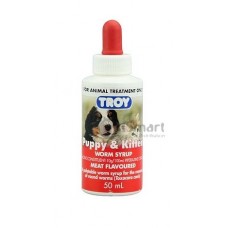Troy Puppy & Kitten Worm Syrup 50ml, 1700063, cat Special Needs, Troy, cat Health, catsmart, Health, Special Needs