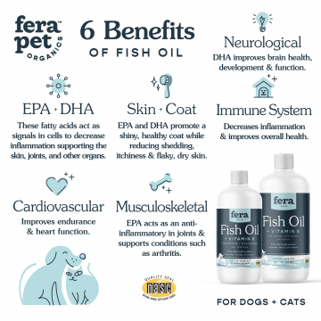 Fera Pet Organics Fish Oil 16oz