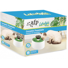 AFP Lotus Water Fountain Ceramic 2L, AFP5756, cat Water Fountain, AFP, cat Accessories, catsmart, Accessories, Water Fountain