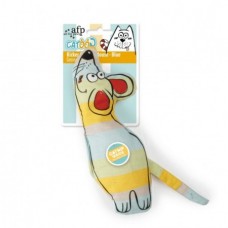 AFP Toy Catoon Kicker Curious Mouse Beige with Catnip, AFP2866, cat Toy, AFP, cat Accessories, catsmart, Accessories, Toy