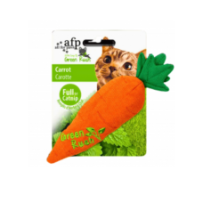 AFP Toy Green Rush Cuddler Carrot with Catnip, AFP2447, cat Toy, AFP, cat Accessories, catsmart, Accessories, Toy