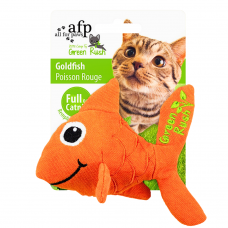 AFP Toy Green Rush Goldfish with Catnip, AFP2420, cat Toy, AFP, cat Accessories, catsmart, Accessories, Toy