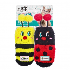 AFP Toy Sock Cuddler Bug Sock Catnip & Silvervine, New2953, cat Toy, AFP, cat Accessories, catsmart, Accessories, Toy