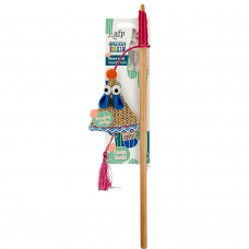 AFP Whisker Fiesta Wand Mouse, AFP2843, cat Toy, AFP, cat Accessories, catsmart, Accessories, Toy