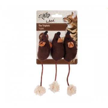 AFP Toy Lamb The Triplets Mouse Dark Brown