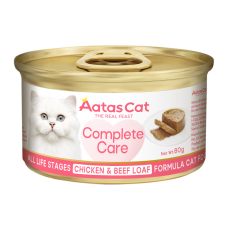 Aatas Cat Complete Care Chicken & Beef Loaf 80g x24