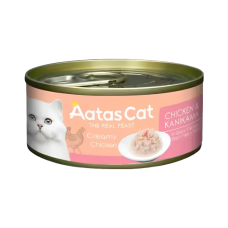 Aatas Cat Creamy Chicken & Kanikama 80g, AAT3011, cat Wet Food, Aatas, cat Food, catsmart, Food, Wet Food