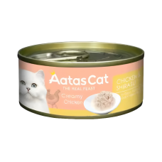 Aatas Cat Creamy Chicken & Shirasu 80g Carton (24 Cans)