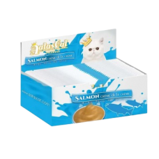Aatas Cat Creme De La Creme Salmon (10 Packs), AAT3110 (10 Packs), cat Treats, Aatas, cat Food, catsmart, Food, Treats