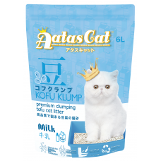 Aatas Kofu Klump Tofu Cat Litter Milk 6L (6 Packs), AAT3126 (6 Packs), cat Tofu, Aatas, cat Litter, catsmart, Litter, Tofu