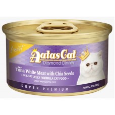 Aatas Cat Finest Diamond Dinner Tuna with Chia Seeds in Soft Jelly 80g 