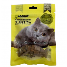 Agogo Treat Catnip Biscuit Oat & Fish 50g, CB-0084, cat Treats, Agogo, cat Food, catsmart, Food, Treats