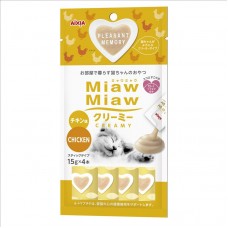 Aixia Miaw Miaw Creamy Chicken 15g x 4s, AXMMCM6, cat Treats, Aixia, cat Food, catsmart, Food, Treats