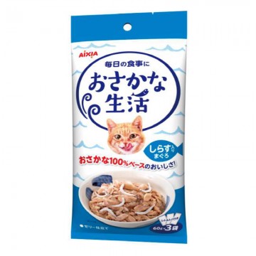 Aixia 3-in-1 Pouch Fish Life Tuna w/ Whitebait 180g