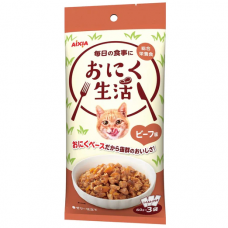 Aixia 3-in-1 Pouch Meat Life Beef 180g, ON1, cat Wet Food, Aixia, cat Food, catsmart, Food, Wet Food