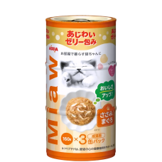 Aixia Canned Food Miaw Miaw Tuna w/Chic Fillet (3 cans of 160g)