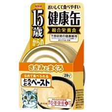 Aixia Canned Kenko-can Chic Fillet & Tuna Soft Paste 15yrs 40g x24