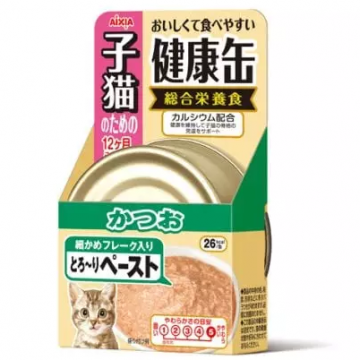 Aixia Canned Kenko-can Skipjack & Tuna Paste Kitten 40g