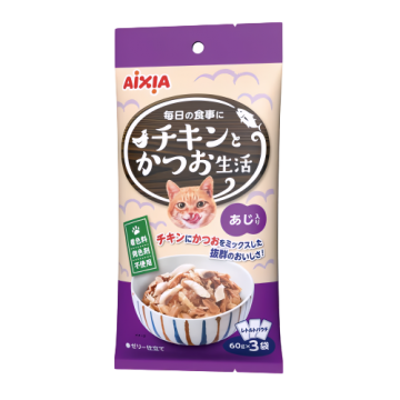 Aixia Chicken & Fish Life Pouch Mackerel 60g Aixia Chicken & Fish Life Pouch Mackerel 60g