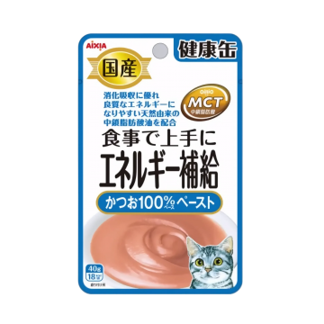 Aixia Wet Pouch Kenko Energy Skipjack Tuna Paste 40g X 12