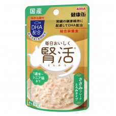 Aixia Kenko Pouch Kidney Care Chicken Flakes w/ Sauce 40g