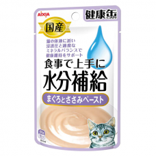 Aixia Kenko Pouch Water Supplement Tuna & Chicken Paste 40g, AXKZJ17 (12 packs), cat Wet Food, Aixia, cat Food, catsmart, Food, Wet Food