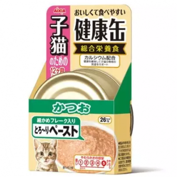 Aixia Kenko-Can Kitten Skipjack Tuna Paste 40g Carton (24 Cans)