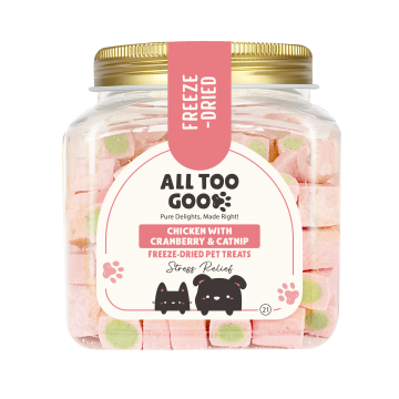 All Too Good Freeze-Dried Treats Chic w/Cranberry & Catnip 100g