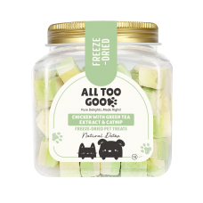 All Too Good Freeze-Dried Treats Chic w/Green Tea Extract & Catnip Natural Detox 100g
