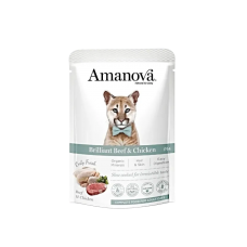 Amanova Pouch Grain-Free Beef & Chicken 85g (6 packs)