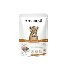 Amanova Pouch Grain-Free Chicken & Fish Kitten 85g