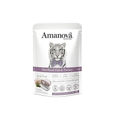 Amanova Pouch Grain-Free Sterilised White Fish & Turkey 85g Amanova Pouch Grain-Free Sterilised White Fish & Turkey 85g