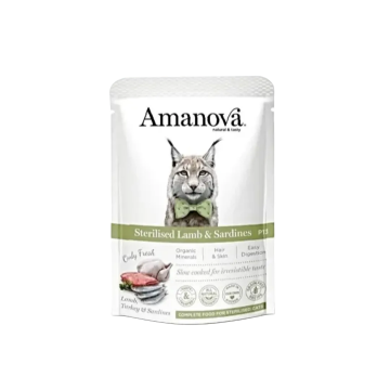 Amanova Pouch Grain-Free Sterilised Lamb & Sardines 85g Amanova Pouch Grain-Free Sterilised Lamb & Sardines 85g