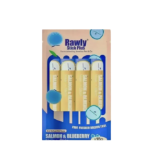 Amelisa Pet & Co Pets Rawly Stick  Plus Salmon & Blueberry 4pcs