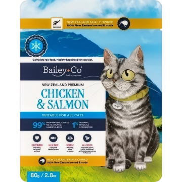 Bailey+Co Treat Freeze Dried Raw Chic & Salmon 80g