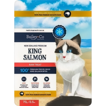 Bailey+Co Treat Freeze Dried Raw King Salmon 70g