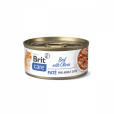 Brit Care Cat Pate Beef With Olives 70g (24 Cans)
