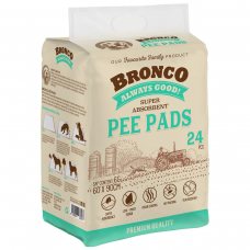 Bronco Pee Pad Super Absorbent SAP L (24 pcs), BRO3626, cat Pee Pads, Bronco, cat Housing Needs, catsmart, Housing Needs, Pee Pads