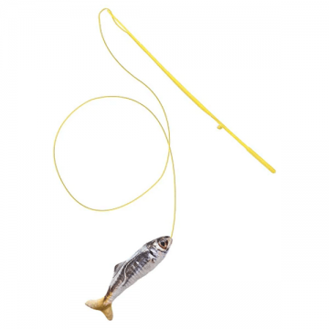 Marukan Toy Matatabi Fishing Rod Makerel