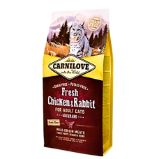 Carnilove Grain-Free Fresh Chicken & Rabbit Adult Gourmands 2kg