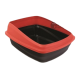Cat Love Cat Pan with Removable Rim Red & Charcoal
