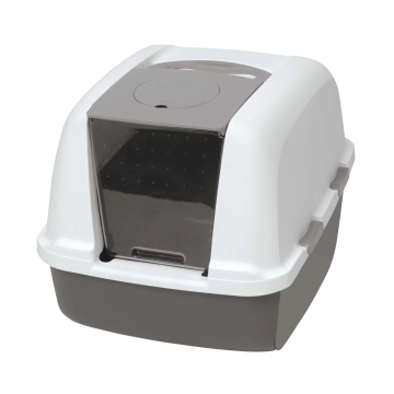 Catit Airsift Litter Box Jumbo Grey/White