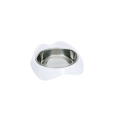 Catit Bowl Pixi Stainless Steel  White, 43874, cat Bowl / Feeding Mat, Catit, cat Accessories, catsmart, Accessories, Bowl / Feeding Mat