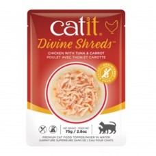 Catit Food Divine Shreds Chicken With Tuna & Carrot 75g/2.6oz 