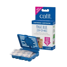 Catit Litter Box Refill Magic Blue non-toxic Cartridge (Set)