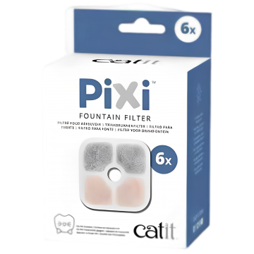 Catit Pixi Water Fountain Replacement Filter 6pcs Catit Pixi Water Fountain Replacement Filter 6pcs