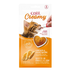 Catit Treat Creamy Puree Chicken Liver 75g, 44471, cat Wet Food, Catit, cat Food, catsmart, Food, Wet Food