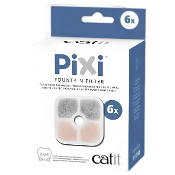 Catit Water Drinking Fountain Pixi Replacement Filters 6pcs