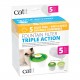 Catit Water Drinking Fountain Replacement Filters with Triple Action 5pcs